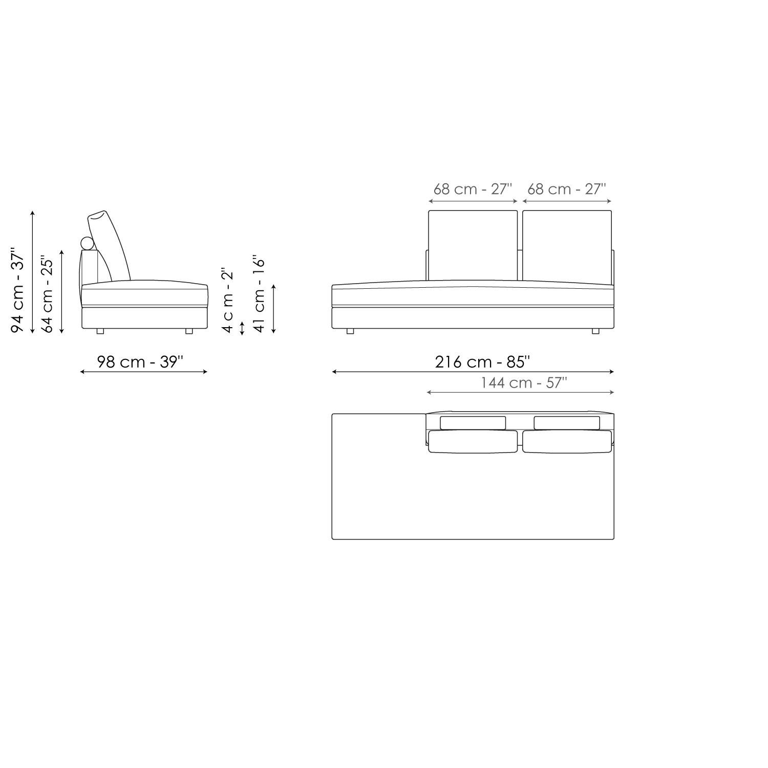 Ткань диван BONALDO LIAM ARCH-00067700 - Вид №35