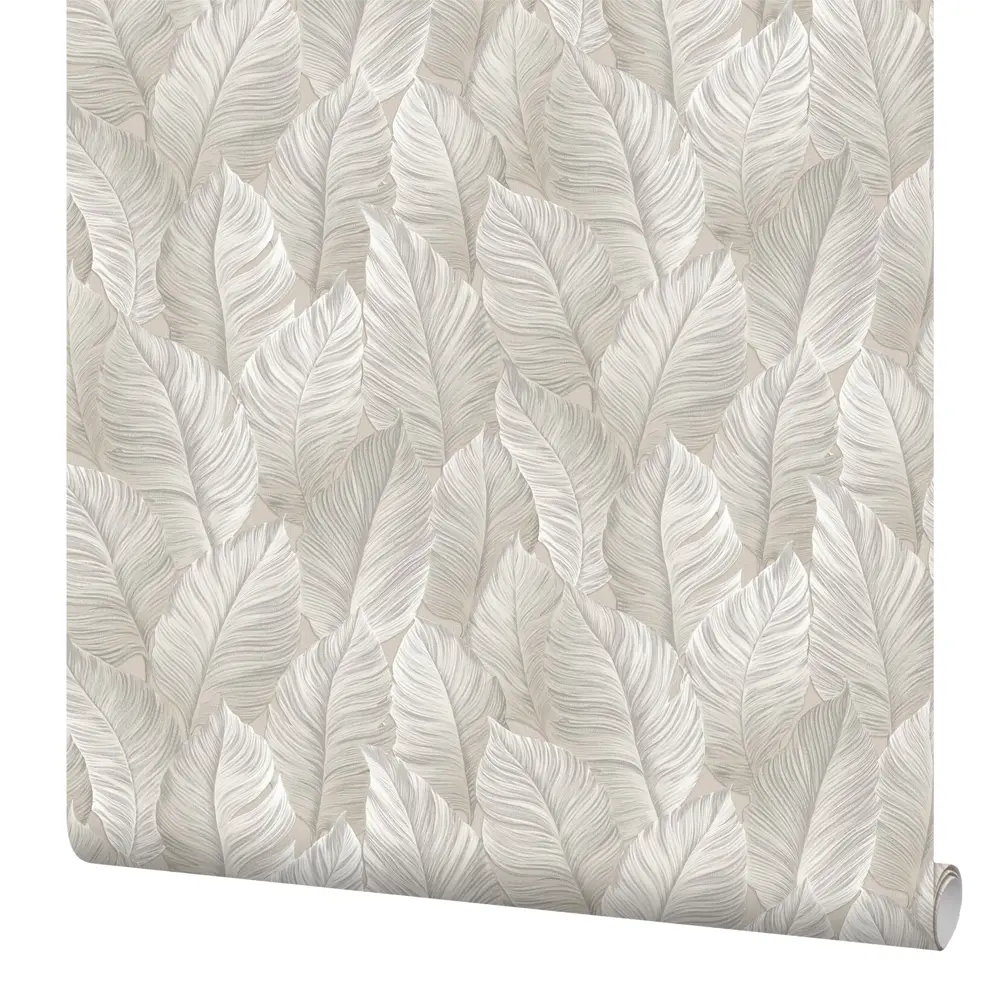 Erismann Samui: Флизелиновые обои бежевые с растительным орнаментом 89405513 STLM-1575568