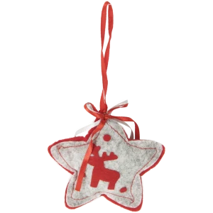Ёлочное украшение «Звезда» 10 см