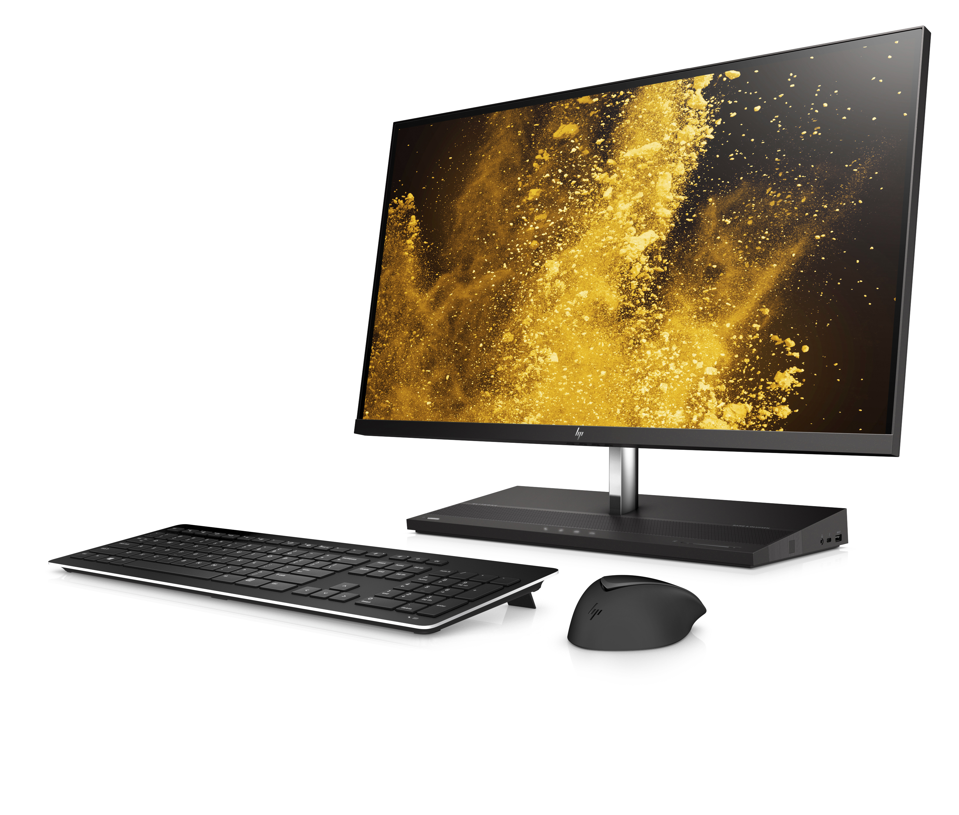 2B392ES#ACB eliteone 1000 g2 aio nt 27" 27"(3840x2160 ips (матовый))/intel core i5 8500(3ghz)/8192mb/256ssdgb/bt/wifi/war 3y/w10pro + usb slim kbd / mouseusb, spec HP Santreyd  - Вид №1