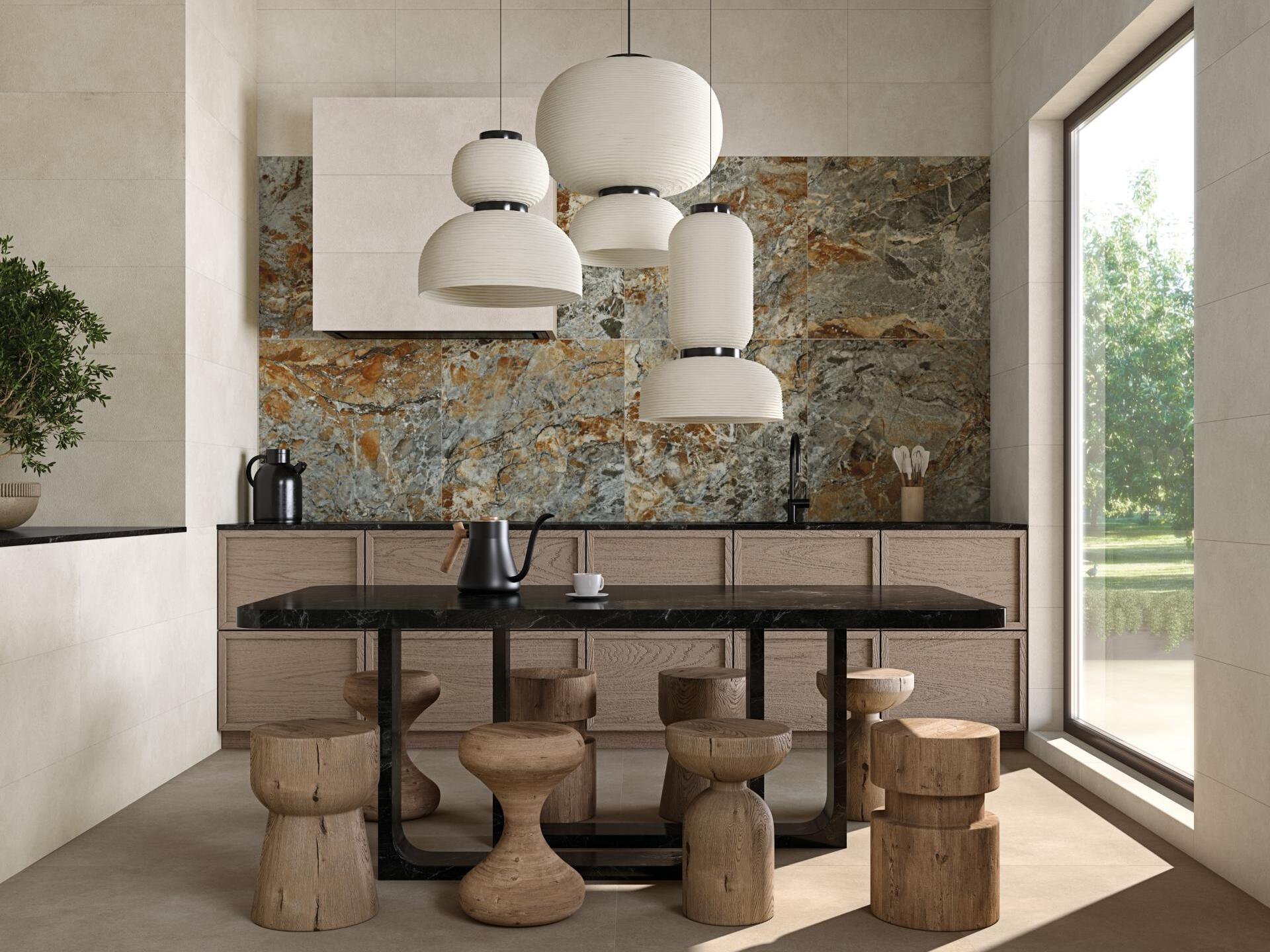 Пол / керамогранит с мраморным эффектом VIVES TANDEM MARBLE ARCH-00012678