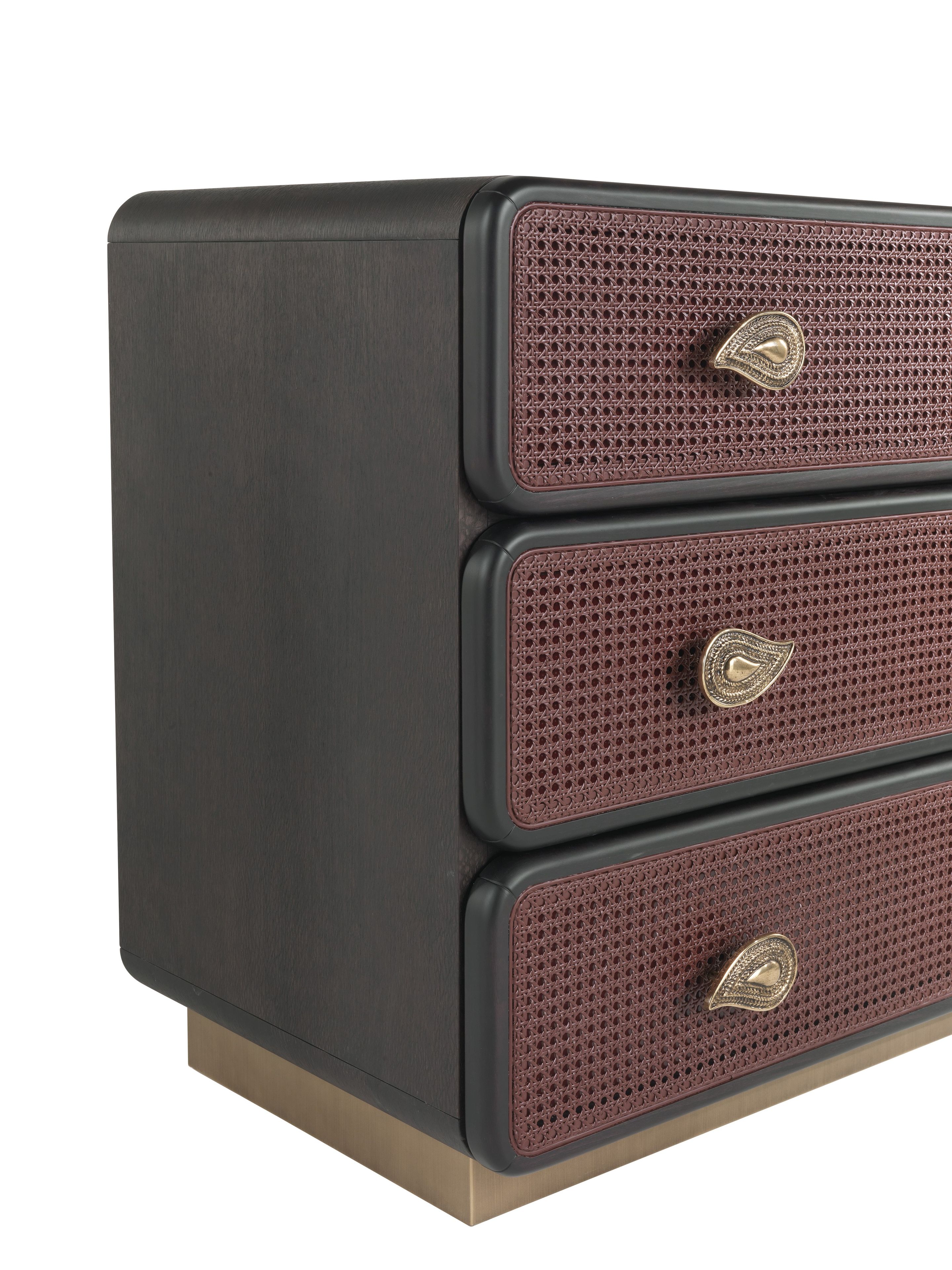 Деревянный и кожаный комод ETRO Home Interiors Caral ARCH-00014478 - Вид №2