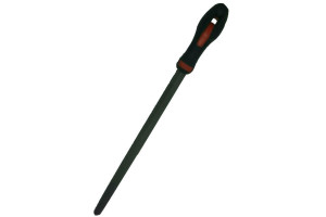 15737095 Квадратный напильник с ручкой PVC (250 мм, насечка №2 средняя) 3732250 BAUM