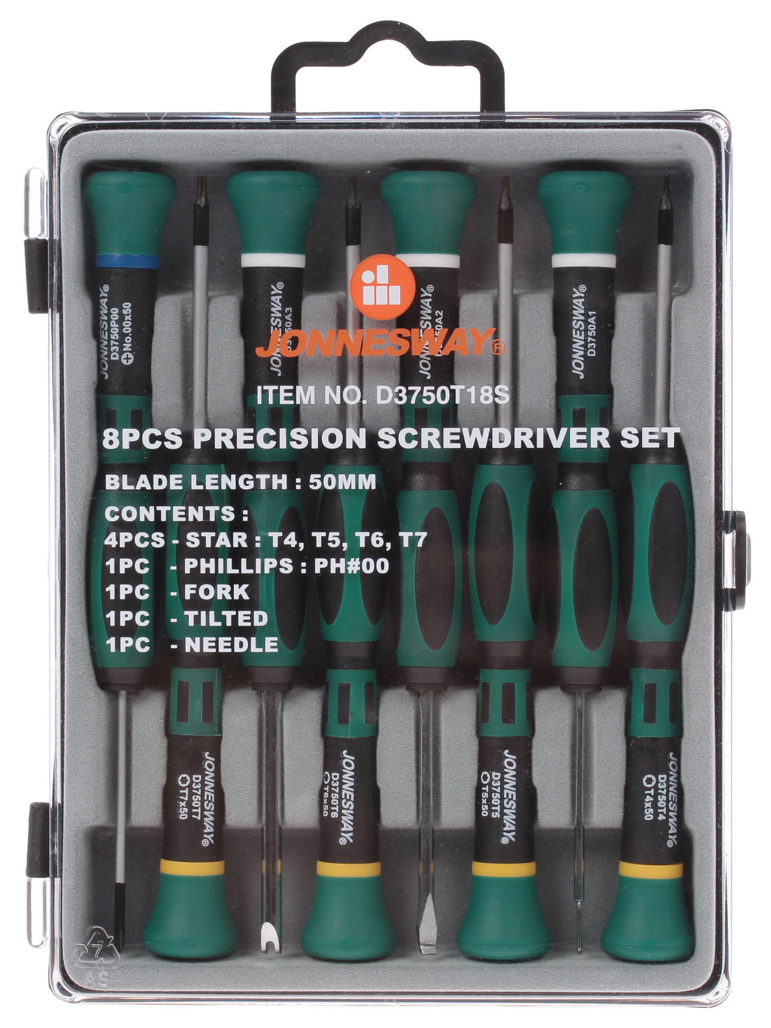 Набор отверток Jonnesway D3750T18S 1049438 STDN-0084684