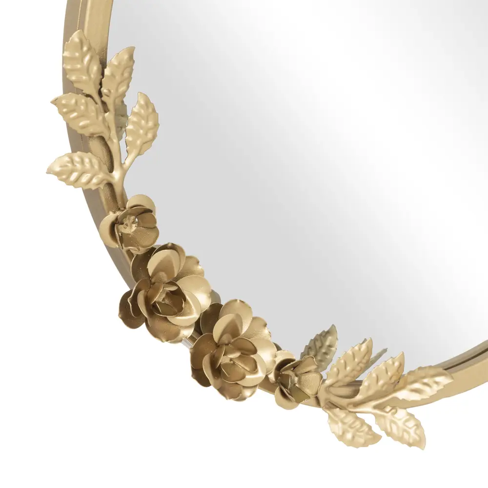 Зеркало декоративное Цветы 187980 круг 28 см Atmosphera STLM-2083409 - Вид №1