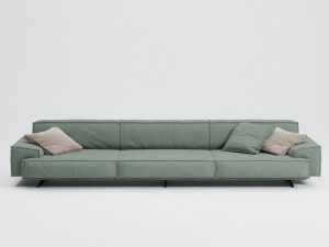 5-местный кожаный диван