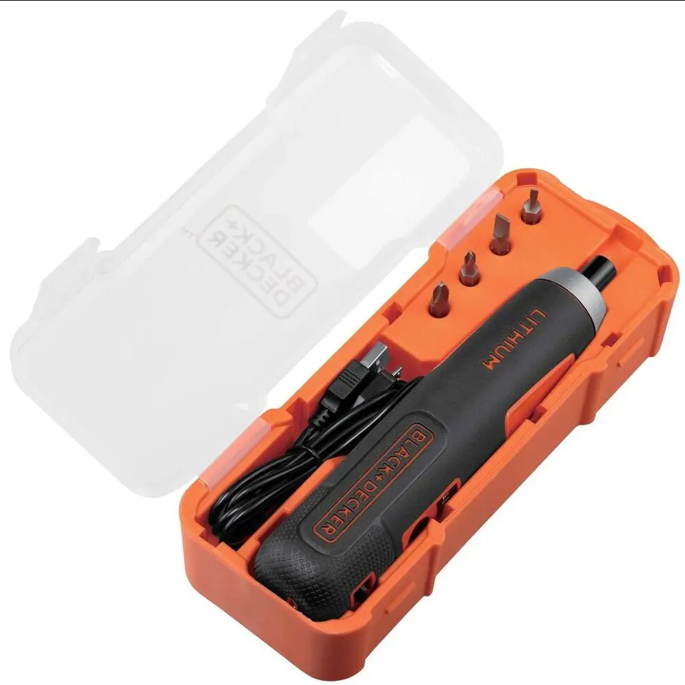 Отвертка аккумуляторная Black&Decker BD40K4, 3.6 В Li-ion 1.5 Ач BLACK + DECKER STLM-2012069 - Вид №15