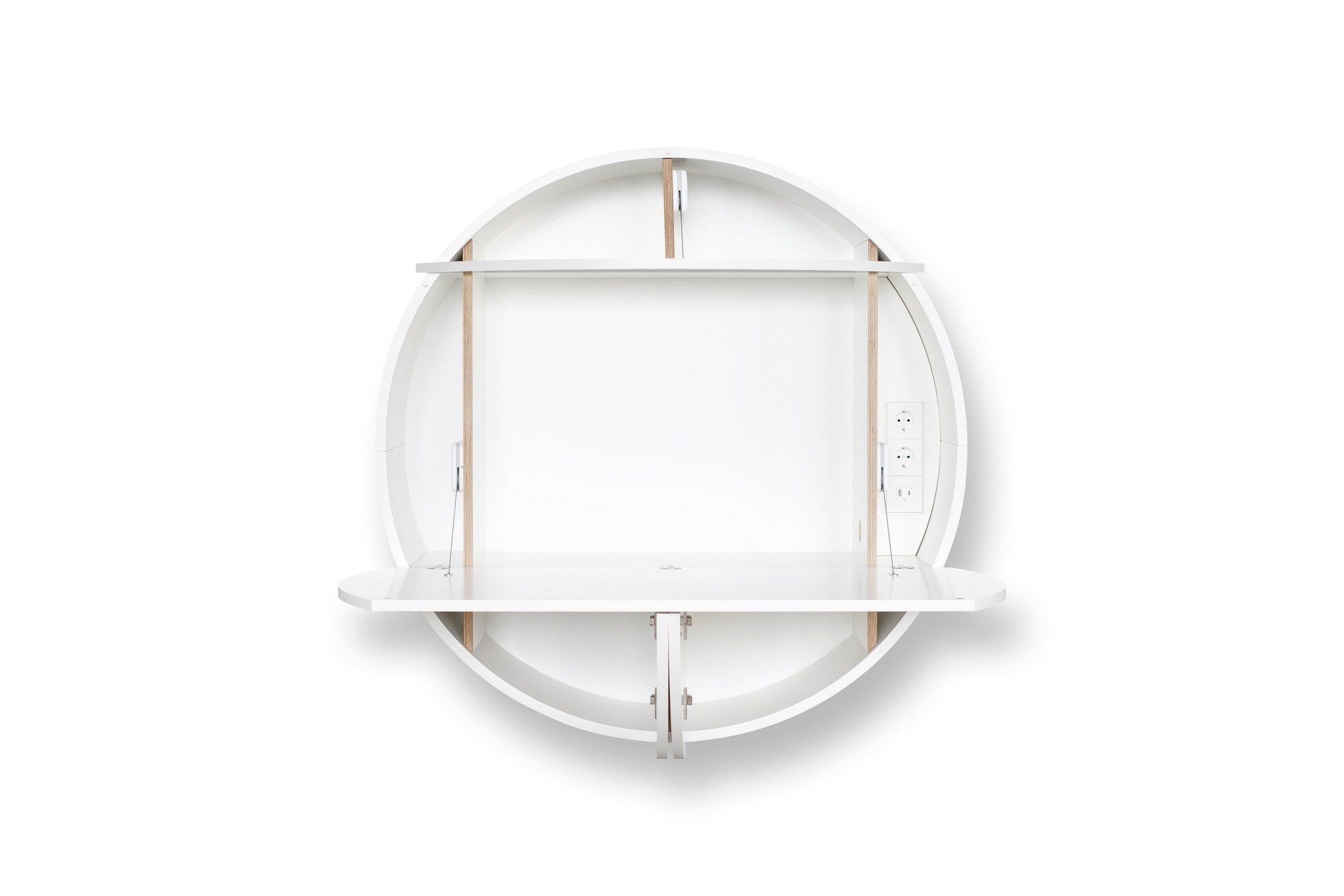 Деревянный подвесной письменный стол для ПК с откидными дверцами EMKO PILL EXTRA ARCH-00125892 - Вид №21