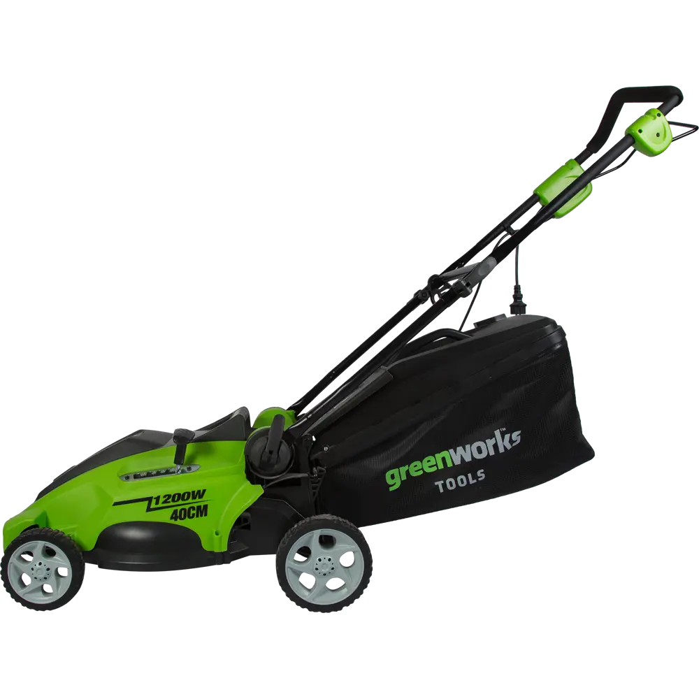 Газонокосилка электрическая Greenworks GLM1240, 1200 Вт, 41 см STLM-2001622 - Вид №1