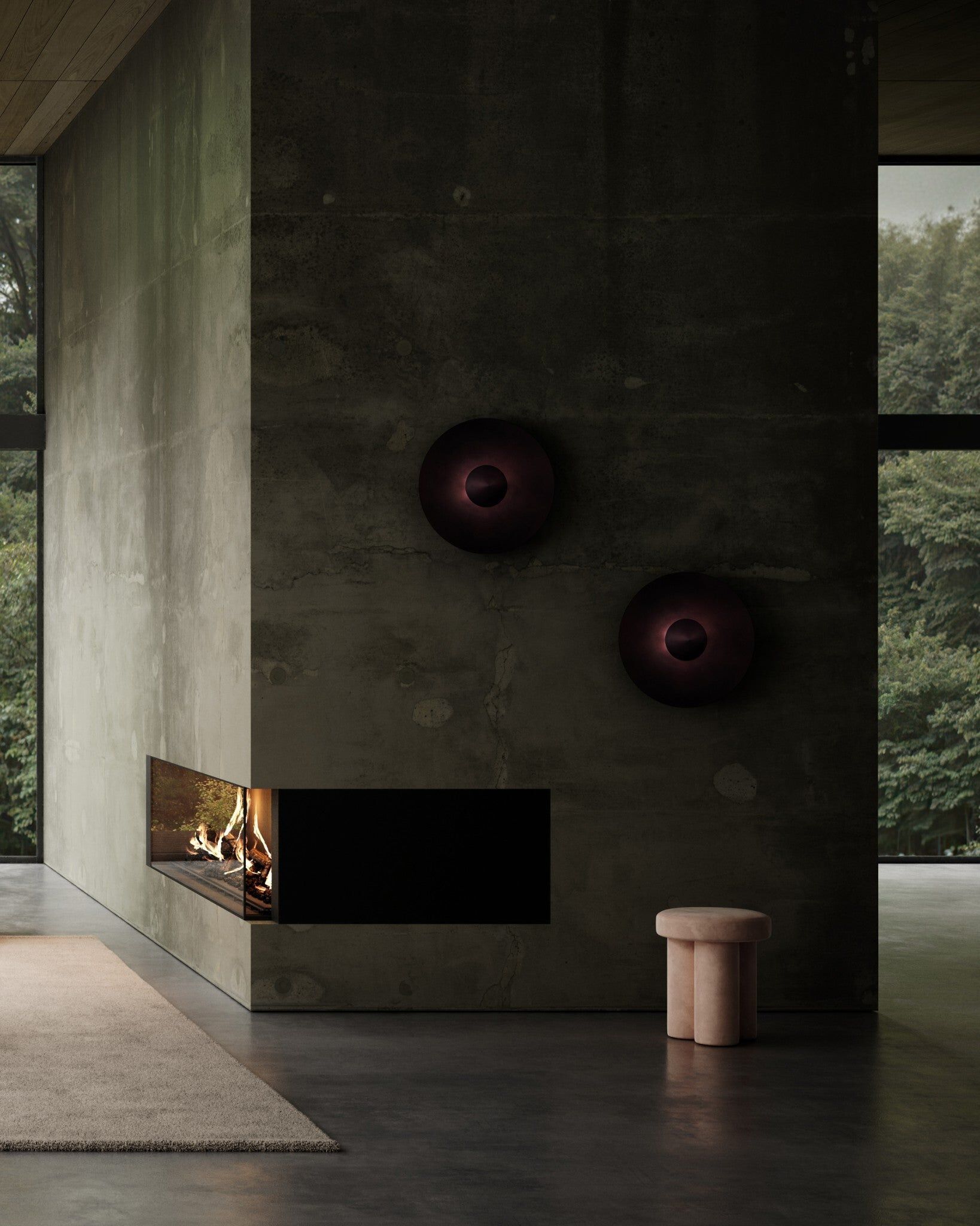 Кожаный низкий стул 101 Copenhagen Big Foot ARCH-00040034 - Вид №1