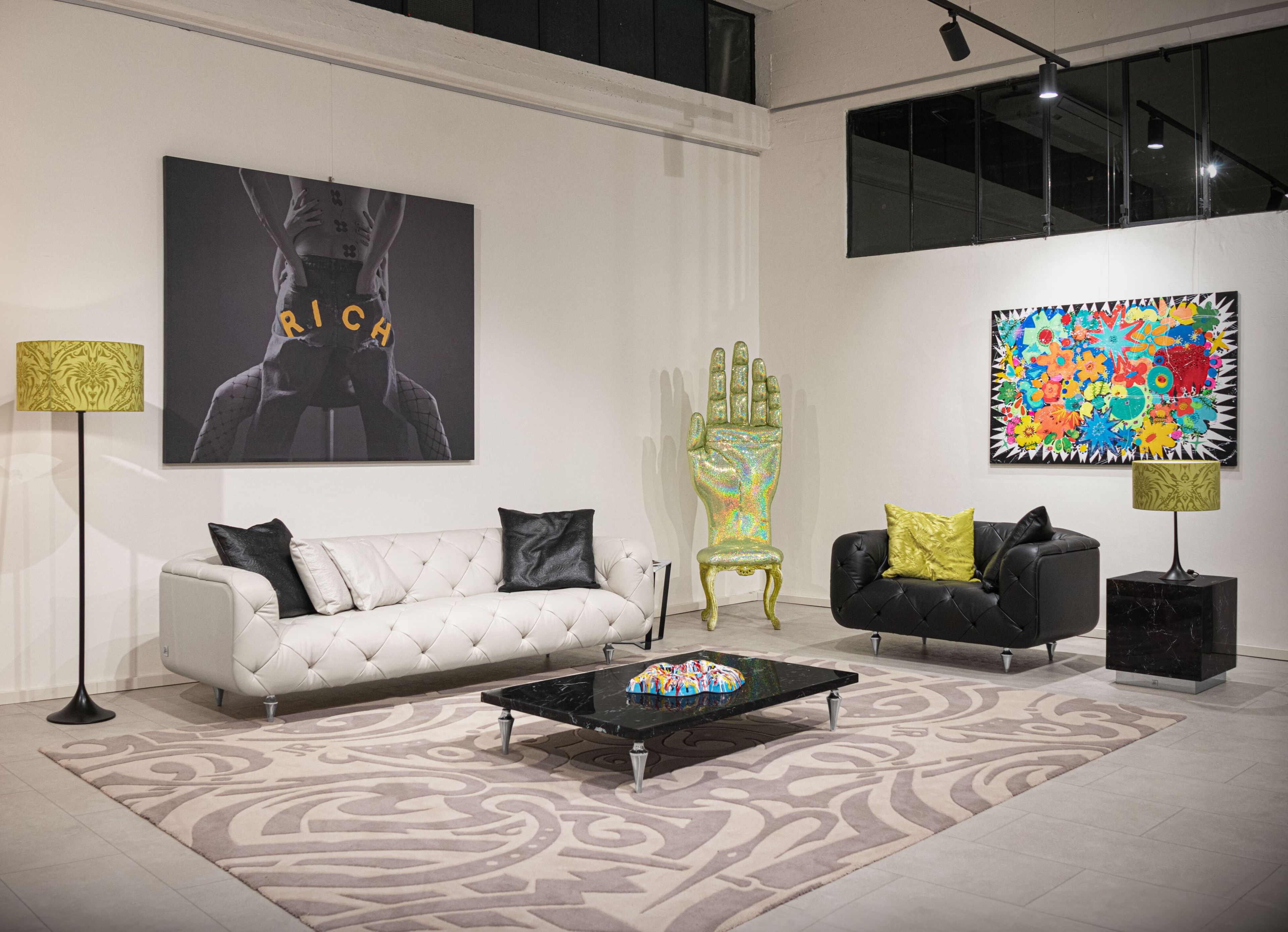 Мраморный низкий прямоугольный журнальный столик Formitalia Джон Ричмонд ARCH-00051401 - Вид №2