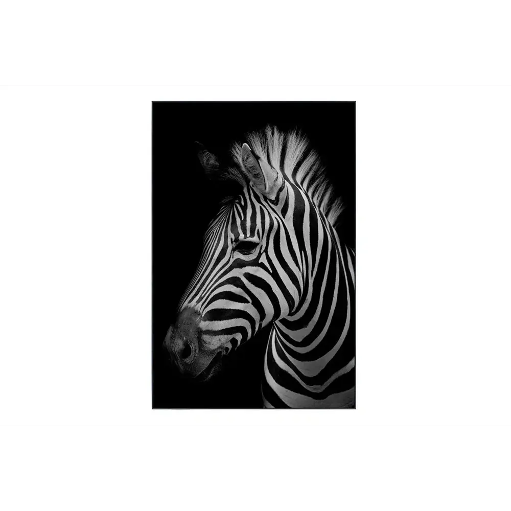 Картина в раме Alumoart "Zebra" 116x76 см, крепление через профиль