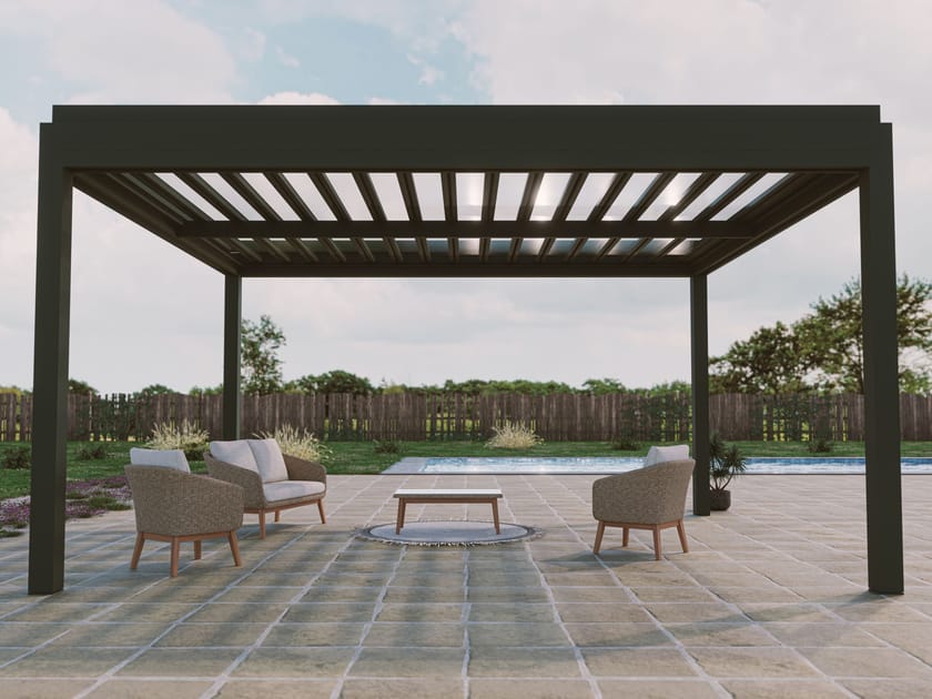 Биоклиматическая пергола из алюминия с порошковым покрытием Sprech SHADE PLUS ARCH-00106663