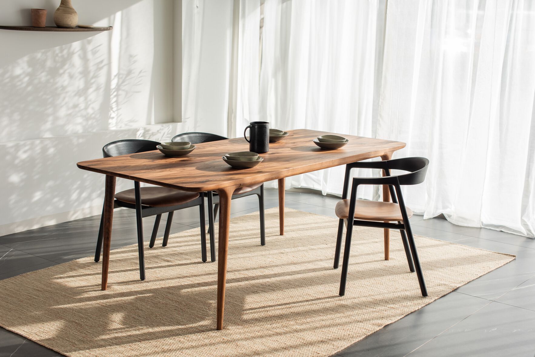 Прямоугольный стол из грецкого ореха Gazzda Фавн ARCH-00011323 - Вид №2