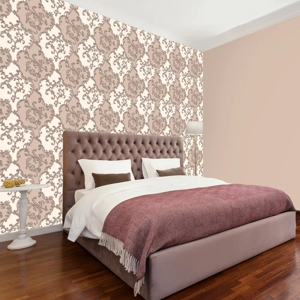 Обои флизелиновые Аспект Богемия бежевые 1.06 м 75015-88 WALL DECOR STLM-2171893 - Вид №3