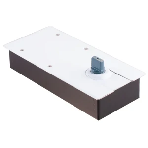 Доводчик для двери стеклянной 80 кг сталь цвет хром