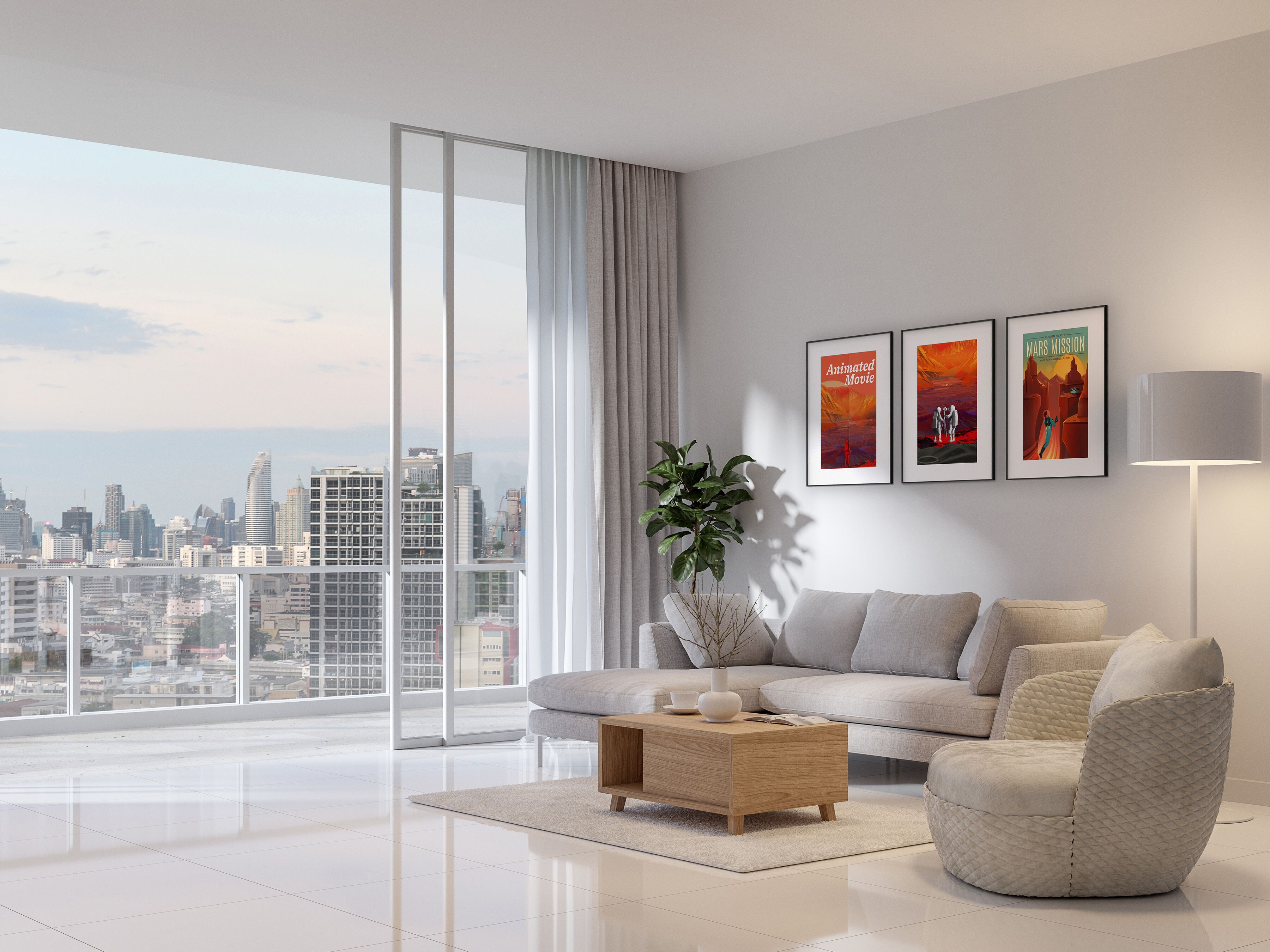 Цифровой цветной электронный плакат InkPoster InkPoster AFFRESCO 31.5” ARCH-00042572 - Вид №5