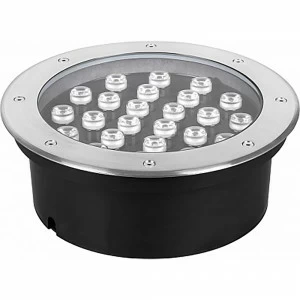 Светодиодный светильник тротуарный (грунтовый) 30 см RGB Feron 32115 FERON  00-3955958 Серебро;серый