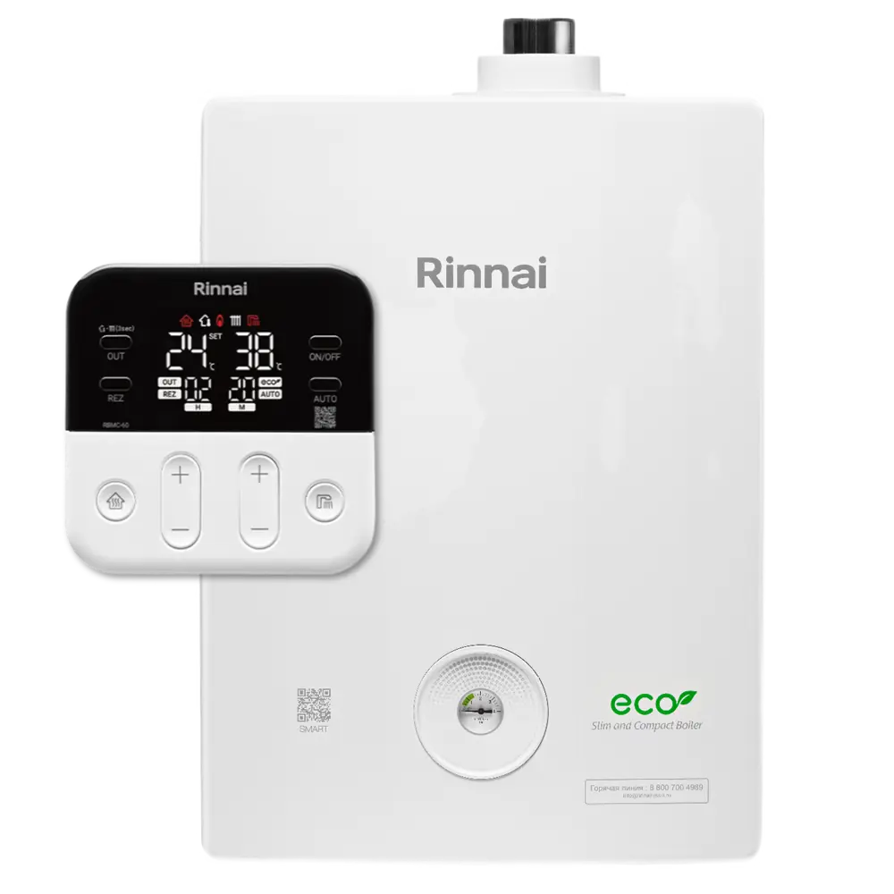 Газовый котел конвекционный 19 кВт Rinnai BR-SE 498900520 двухконтурный настенный