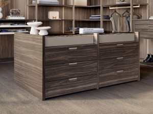 Деревянный островной комод