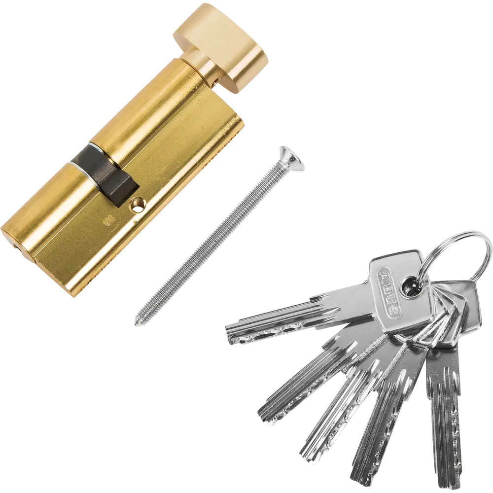 Цилиндр замка ABUS KD6MM с защитой от взлома, золото 82441701 STLM-0027372 - Вид №1