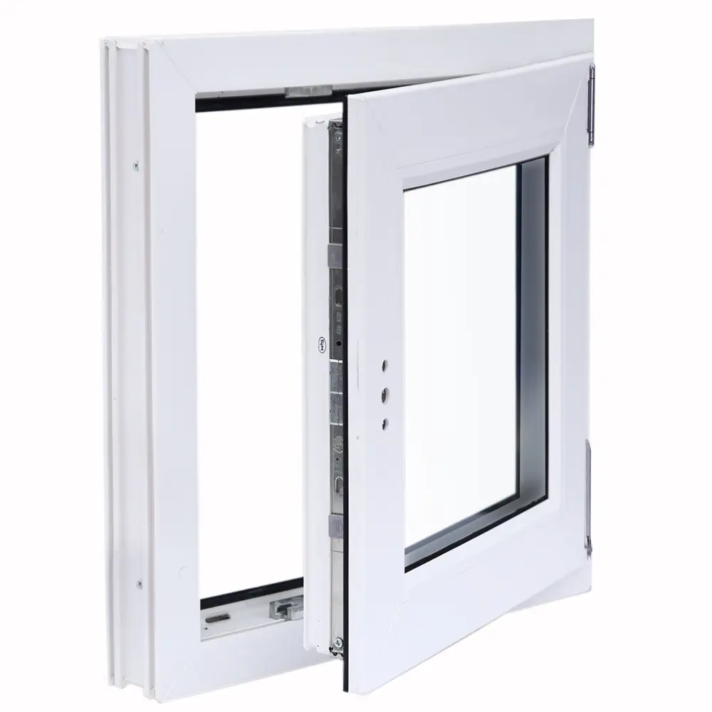 Окно пластиковое ПВХ Deceuninck одностворчатое 650x600 мм (ВхШ) правое однокамерный стеклопакет белый/белый STLM-2048725 - Вид №2