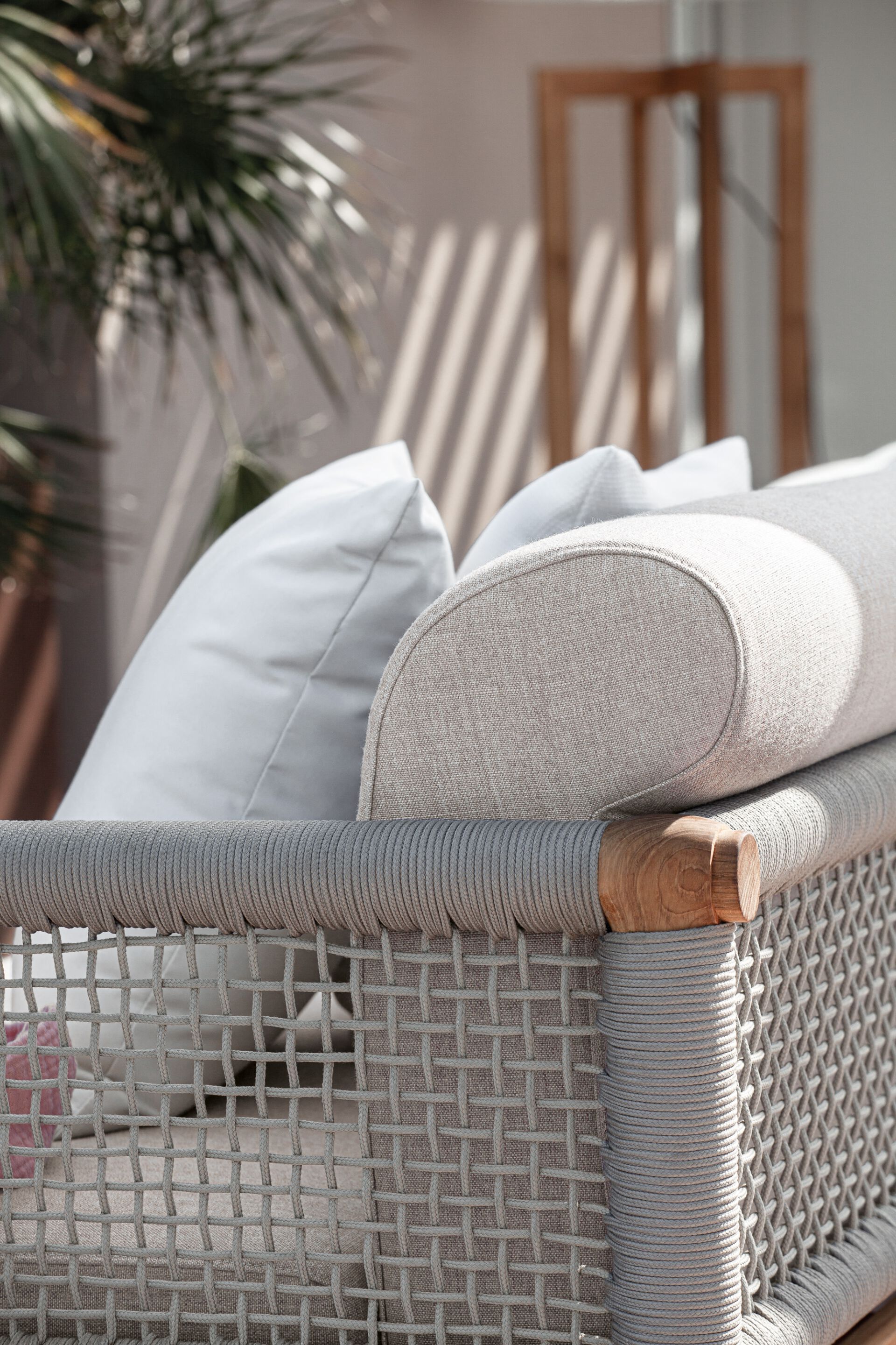 Садовое кресло с веревкой и тканевым подлокотником Atmosphera Lodge .25 ARCH-00012122 - Вид №2