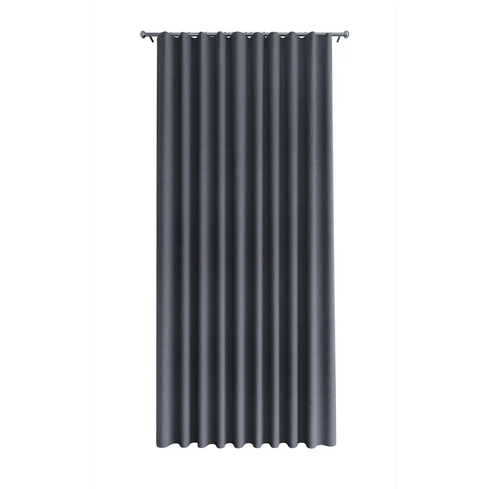 Штора Kreaforta Looks серый рогожка 200x260 см со скрытыми петлями 89409076 STLM-1568135 - Вид №1