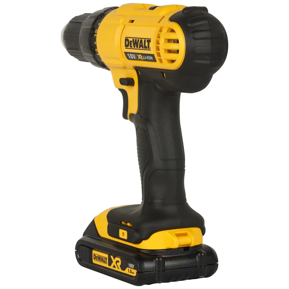 Дрель-шуруповерт аккумуляторная DeWalt DCD771S2, 18 В Li-ion 2х1.5 Ач STLM-2066953 - Вид №6