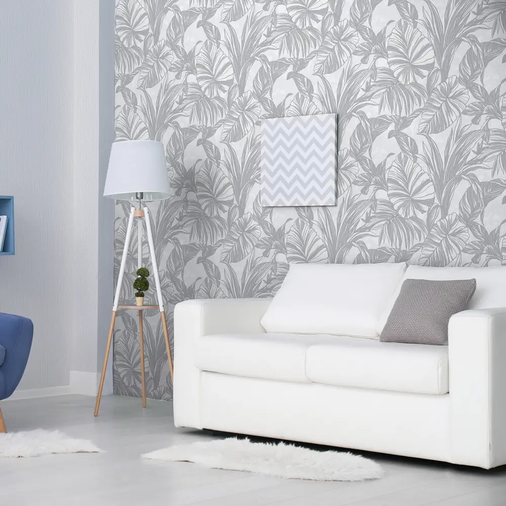 Обои флизелиновые Аспект Тропики серые 1.06 м 30197-14 АСПЕКТ РУ STLM-2167830 - Вид №3