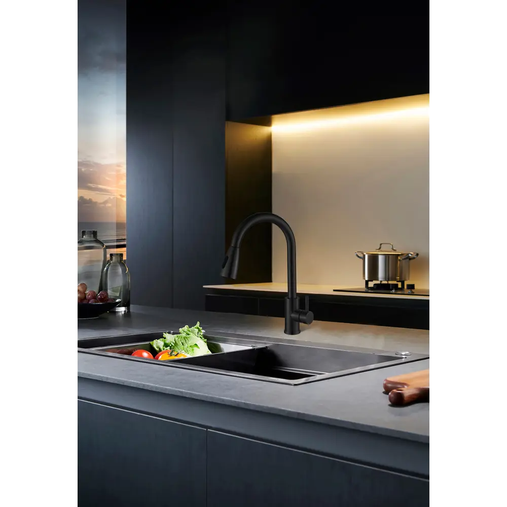 Кухонный смеситель VIDAGE с выдвижным изливом - элегантное решение для современной кухни 85684119 VAL1817 STLM-0065255 - Вид №9