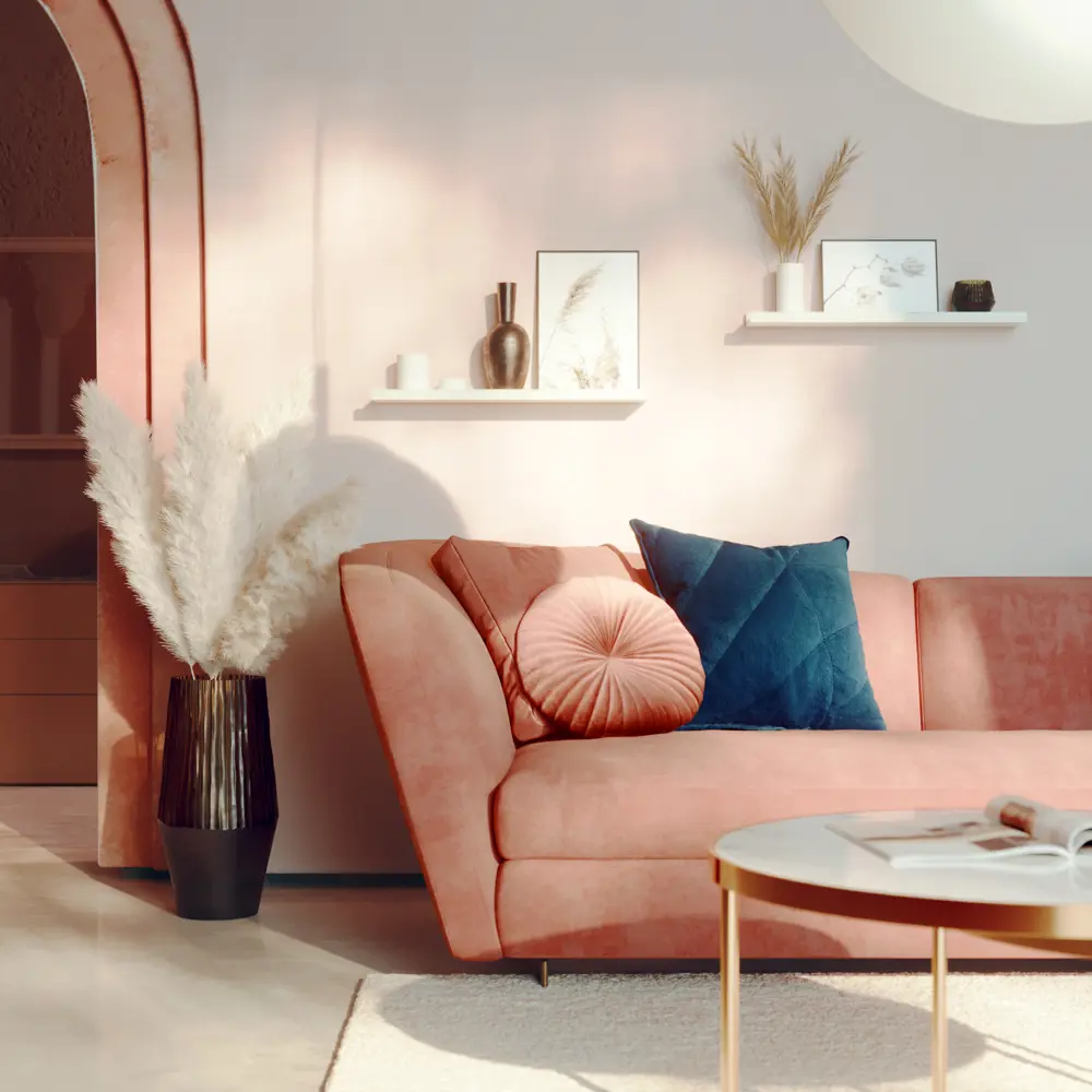 Настенная полка Spaceo White Marble для стильного интерьера 82877524 STLM-0037369 - Вид №4