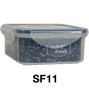 SF1-1 Контейнер пищевой квадратный 600 мл Цветочная коллекция