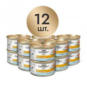 Т00007737*12 Корм для кошек Gold паштет тунец банка 85г (упаковка - 12 шт) Gourmet