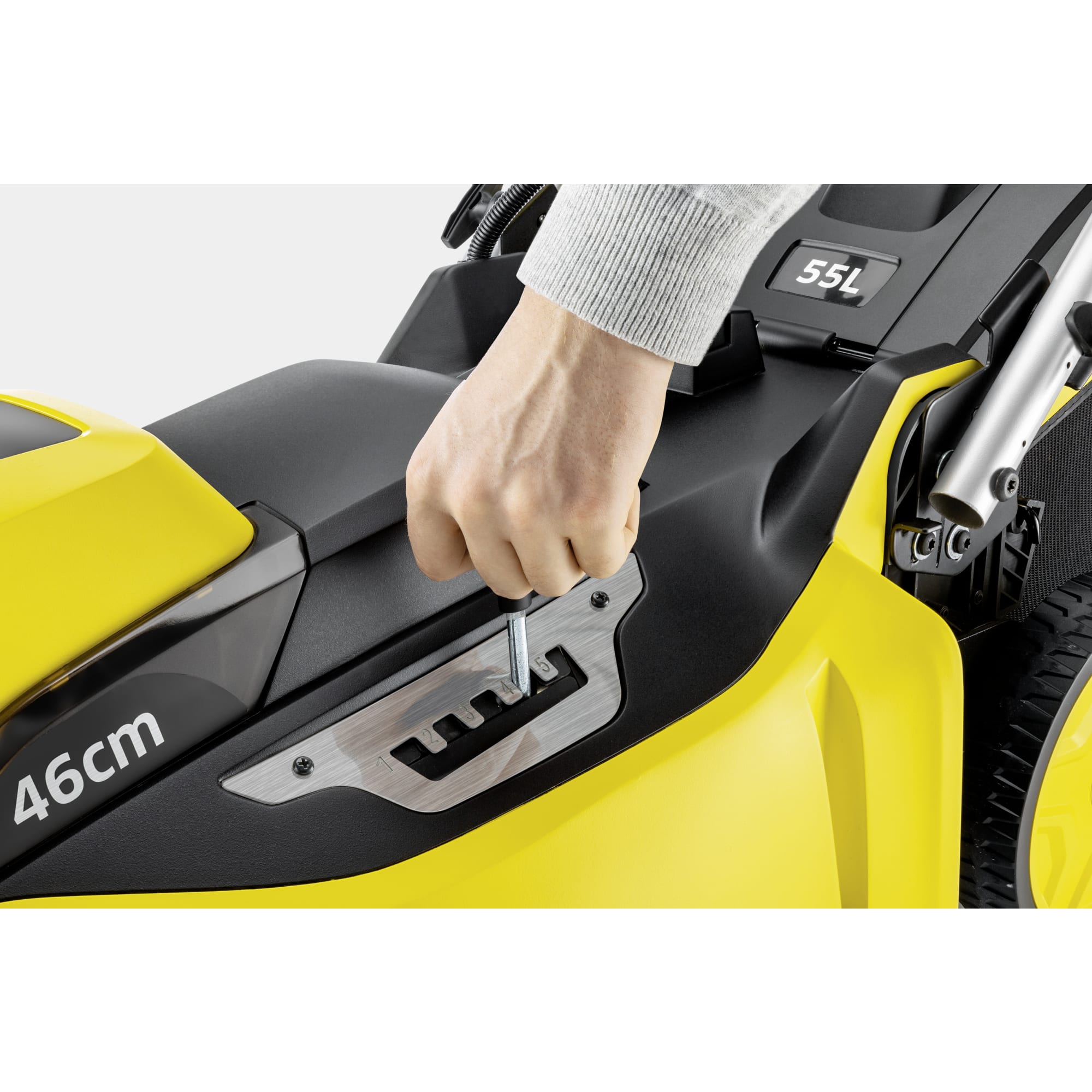 85133598 Газонокосилка аккумуляторная Karcher LMO Battery 36-46 Set 36 В 46 см АКБ и ЗУ в комплекте Santreyd  - Вид №4