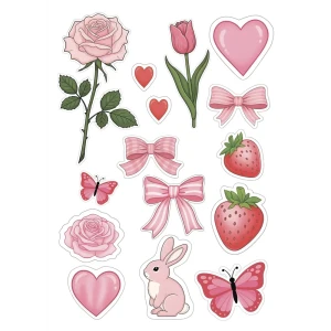 Наклейка Симфония Розовая мечта 30x20 см