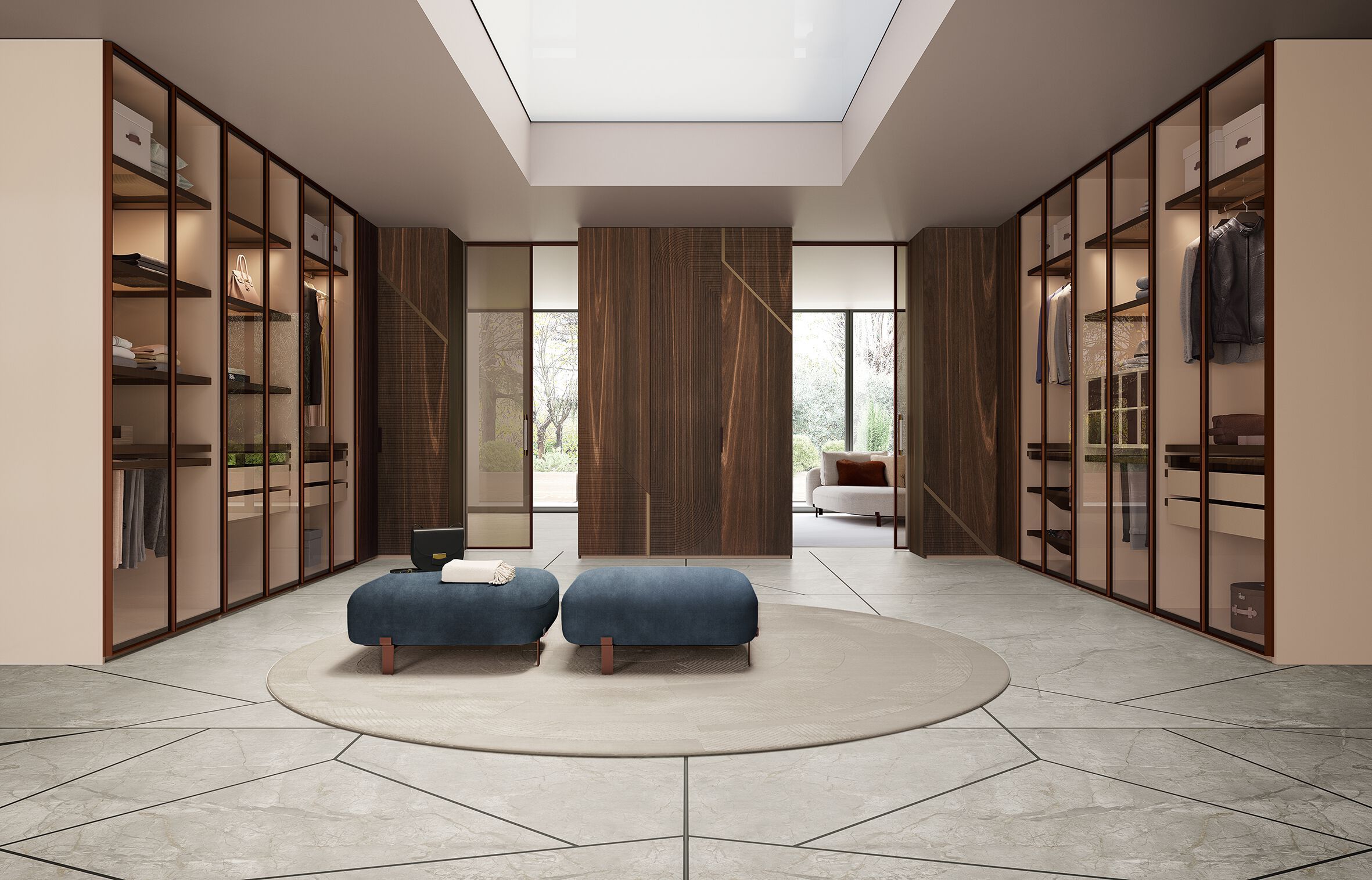 Кожаный квадратный пуф Bizzotto Italia Нара ARCH-00040368 - Вид №2