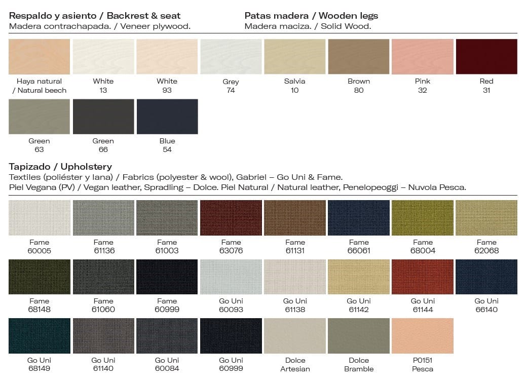 Штабелируемый стул из бука Vergés Glöwr ARCH-00054910 - Вид №3