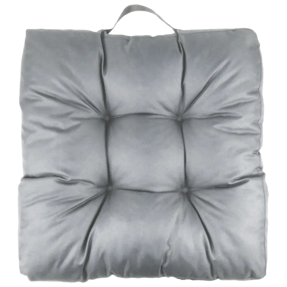 Подушка для стула Linen Way 50x10x50 см полиэстер светло-серый Уличная подушка STLM-2050128