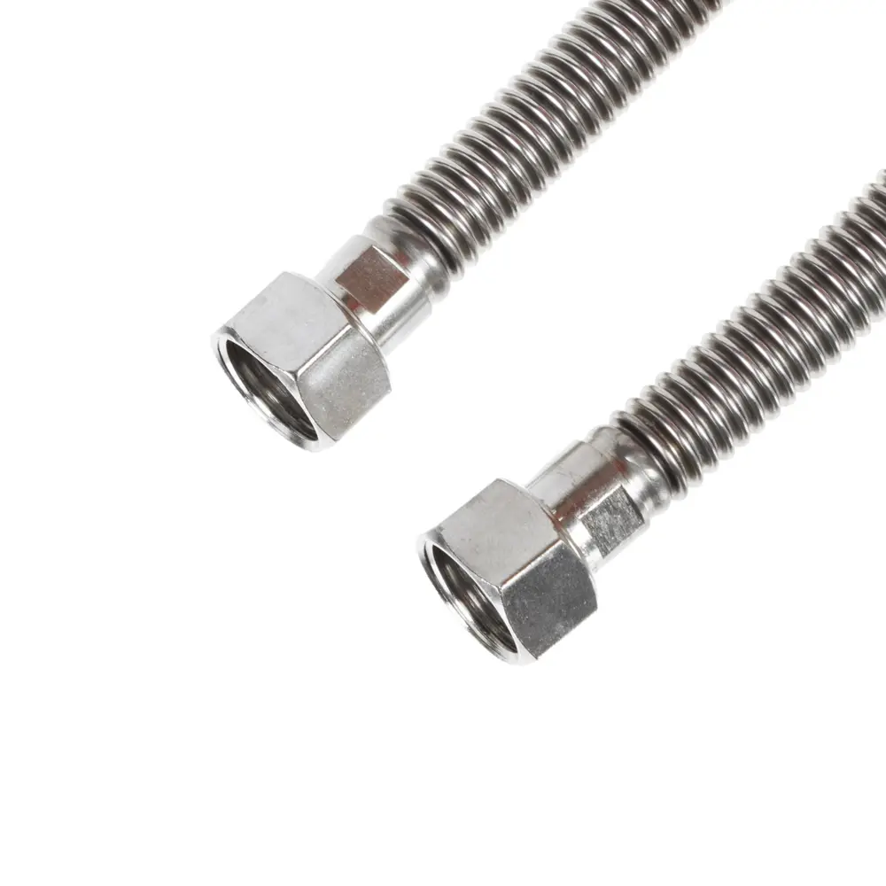 Подводка для газа и воды сильфонного типа 1/2", внутренняя резьба, 1 м 83182785 STLM-2119114 Santreyd  - Вид №1