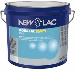 NEW LAC Матовая акрилово-полиуретановая эмаль Smalti solvente