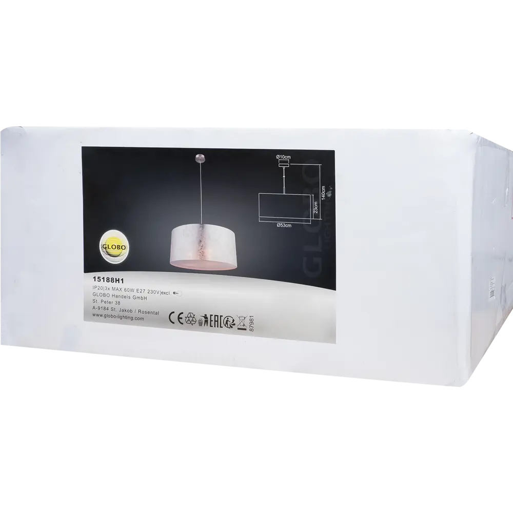 Светильник Globo 3xE27x60 Вт, 53 см STLM-2054656 - Вид №6