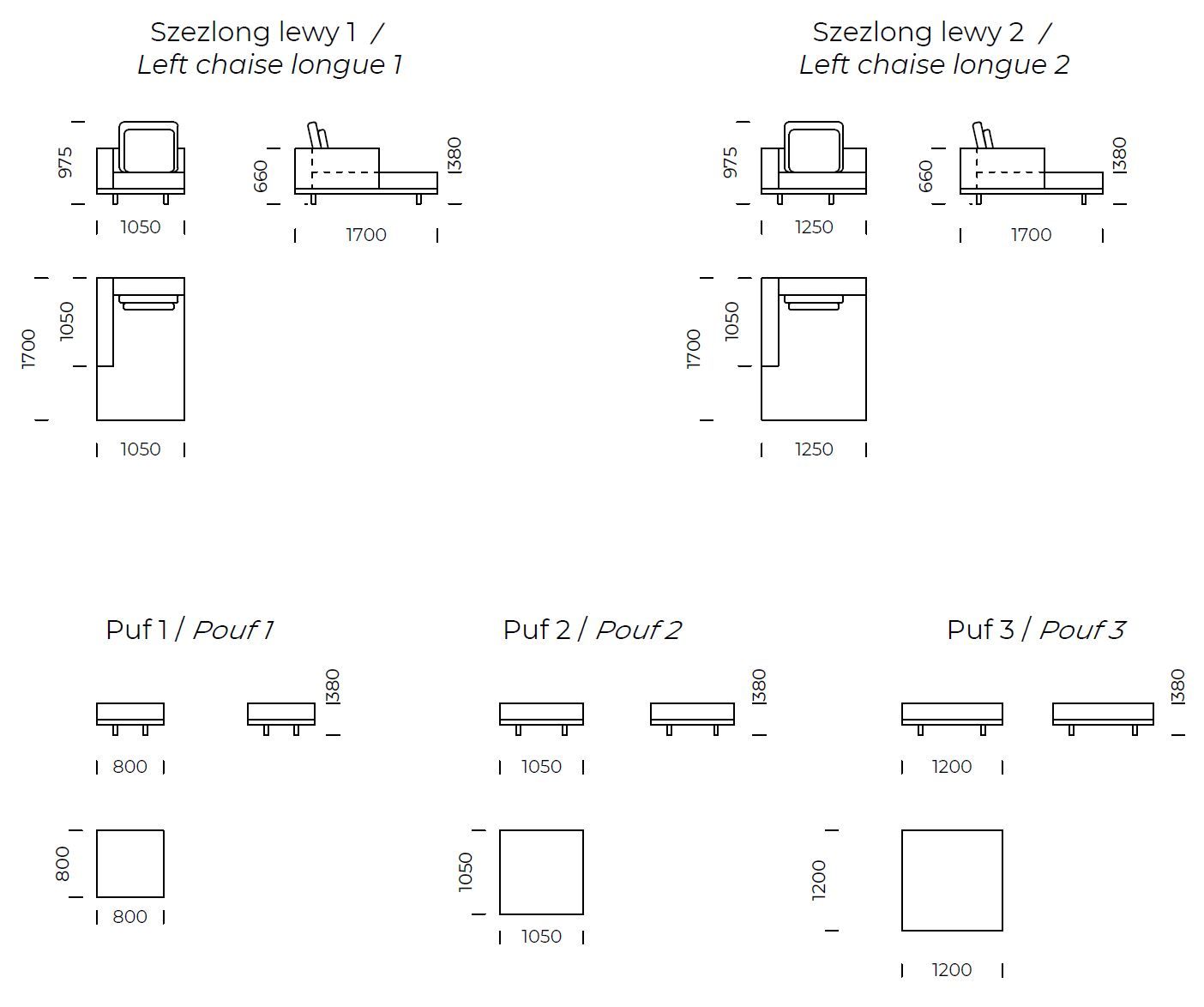 Секционный диван из ткани Nobonobo CLASSIC ARCH-00078562 - Вид №16