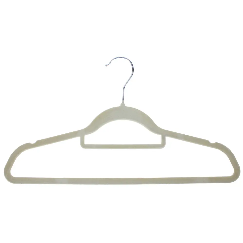 Плечики для одежды Spaceo 44.5x23x1.2 пластик цвет бежевый 3 шт STLM-2020472