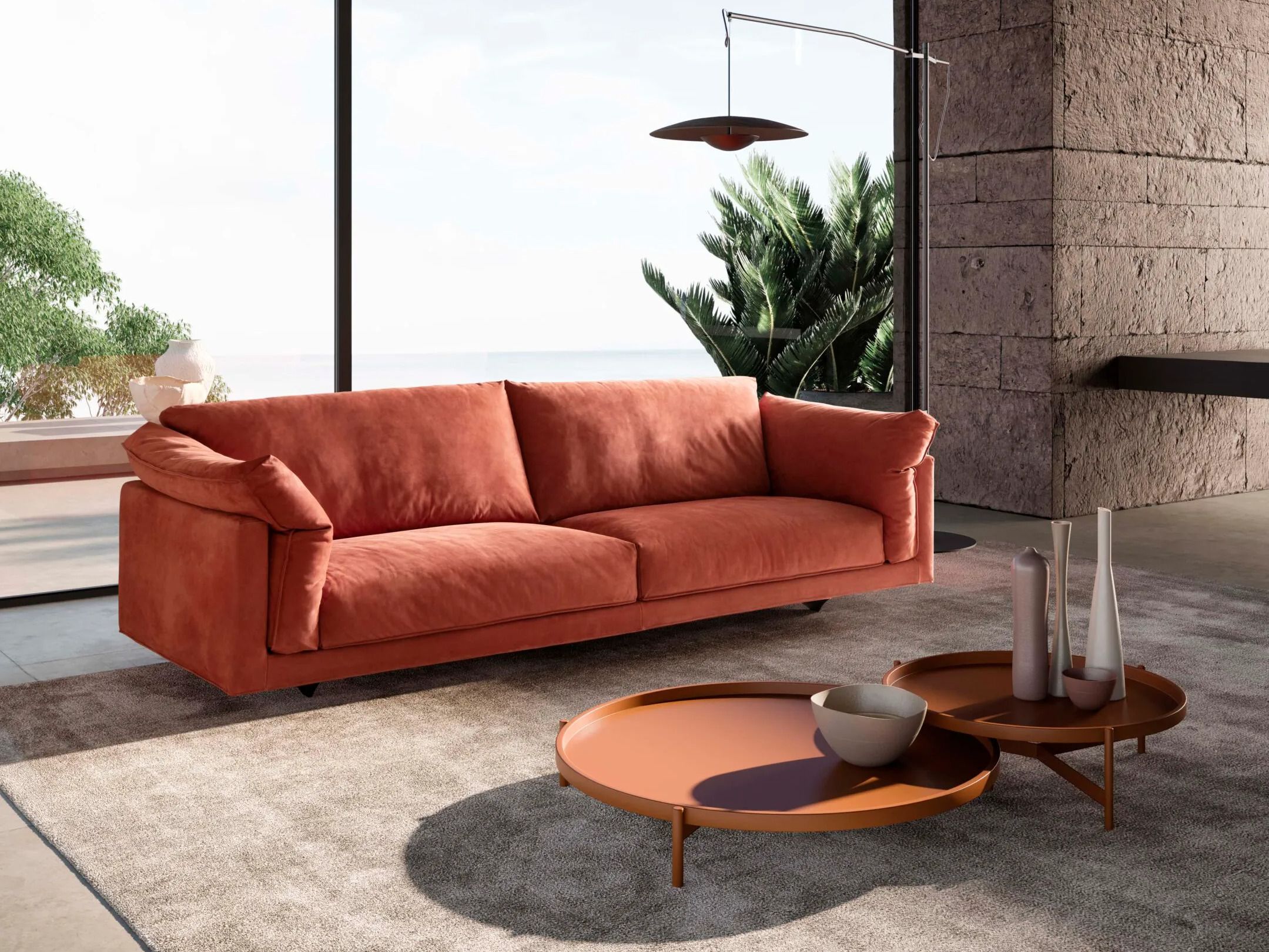 Ткань линейный диван VALENTINI Charles ARCH-00049252 - Вид №2