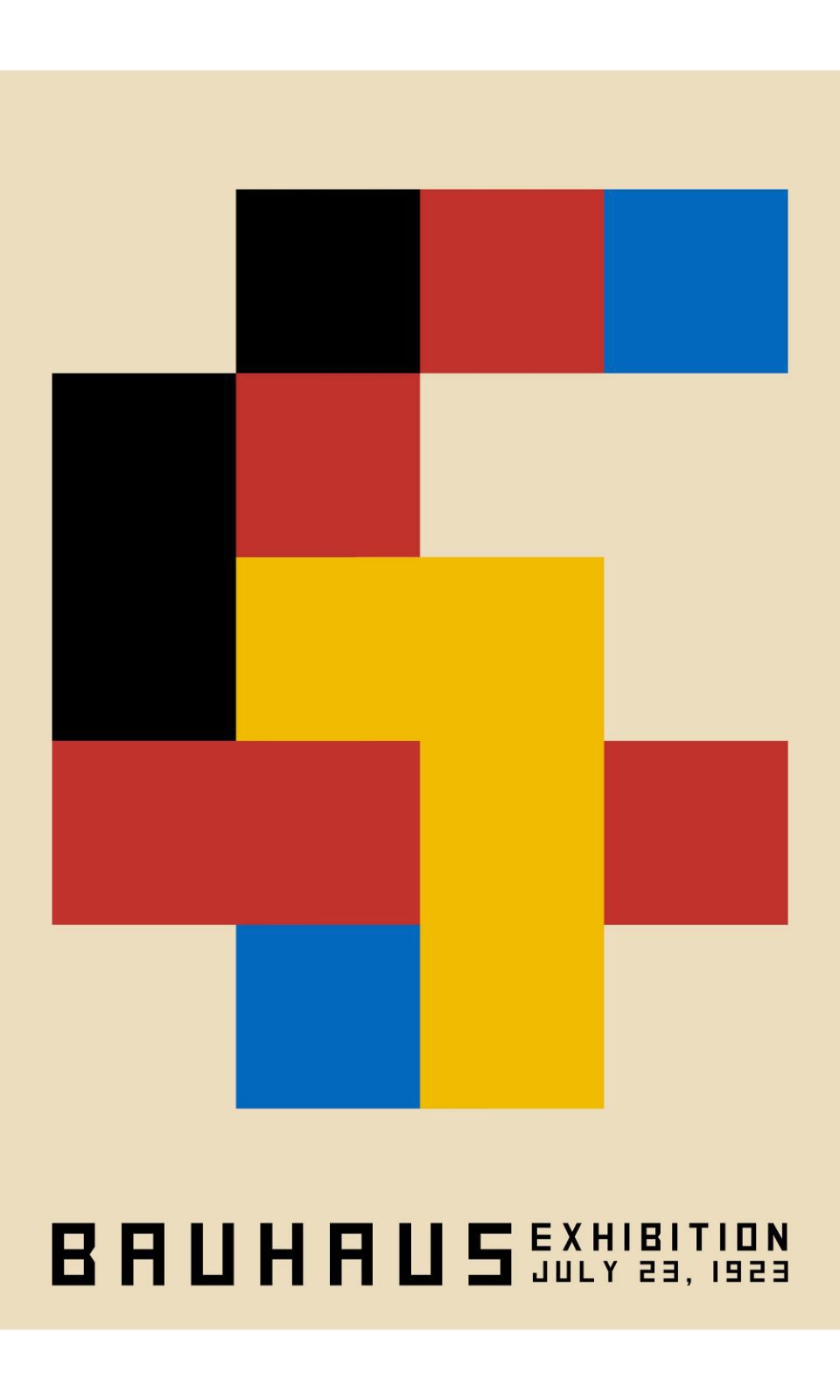 90266446 Постер Баухаус - Цветные многоугольники 40x50 см в раме STLM-0156450 ПРОСТОПОСТЕР