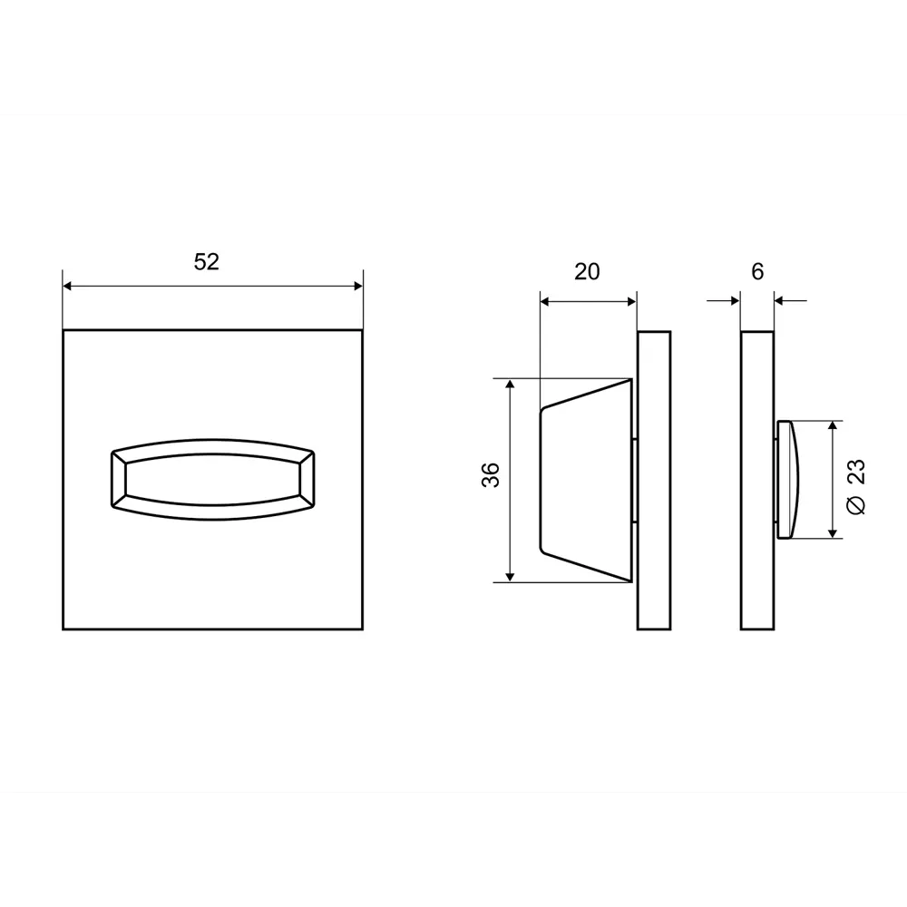 Накладка фиксатор Palladium Z 220 BK WP цвет белый STLM-2126367 - Вид №3