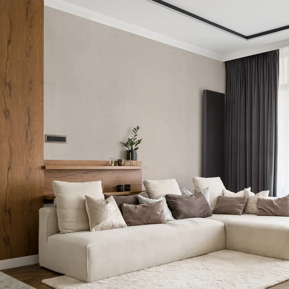 Обои флизелиновые Inspire Штукатурка бежевые 1.06 м Paper 2 STLM-2195973 - Вид №3