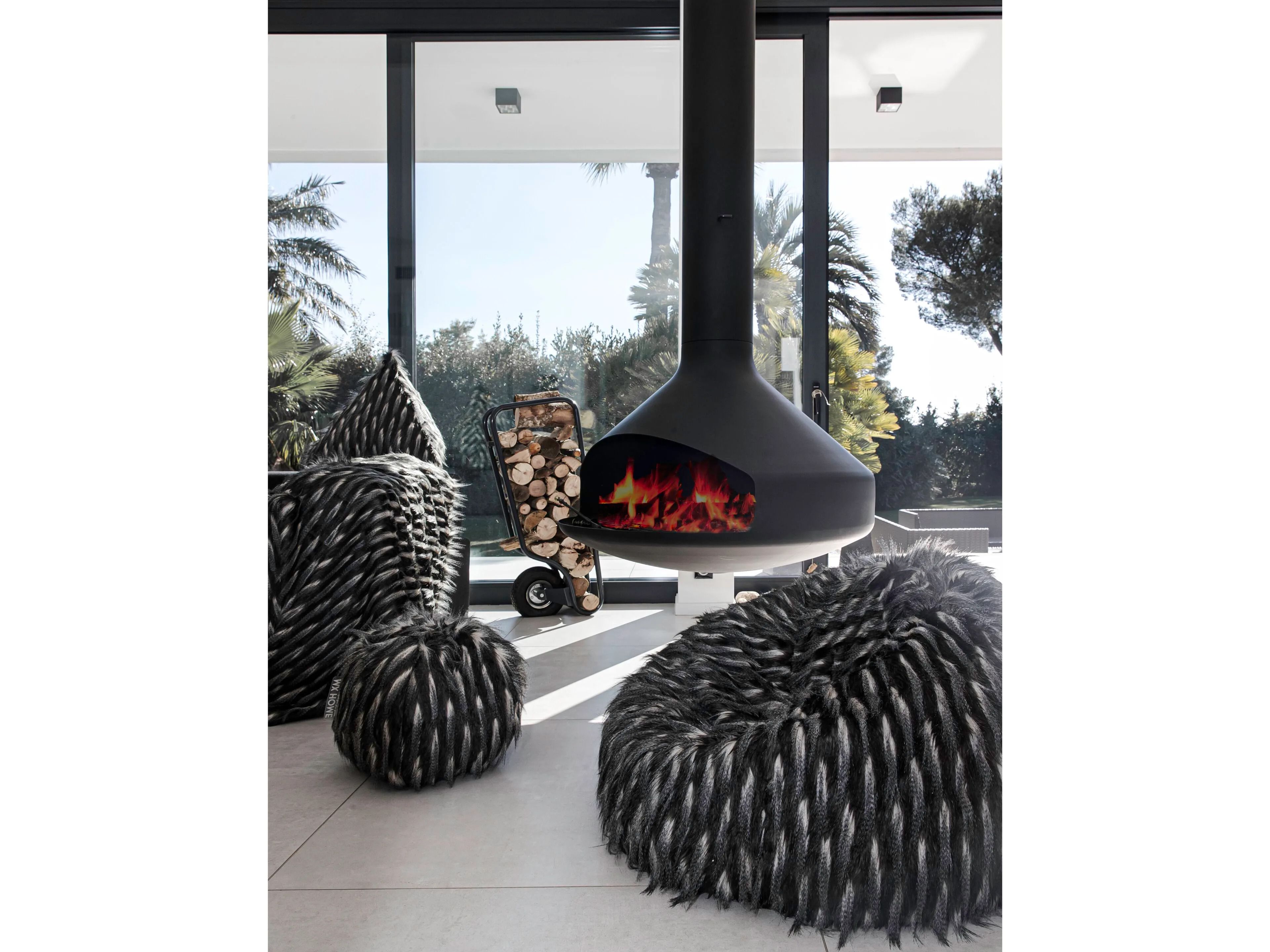 Пуф из искусственного меха MX HOME Megeve ARCH-00110745 - Вид №2