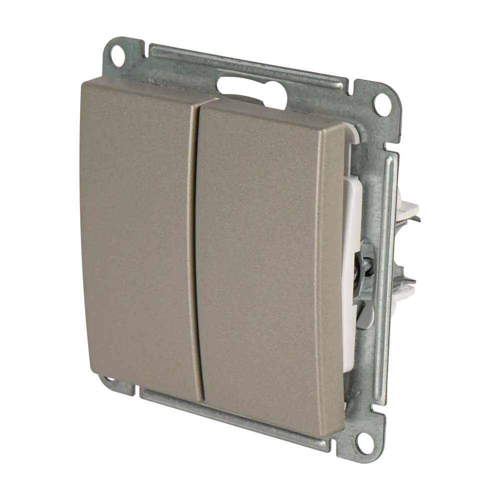 Systeme Electric W59 - двухклавишный выключатель для скрытого монтажа 82797976 STLM-0036020 - Вид №1